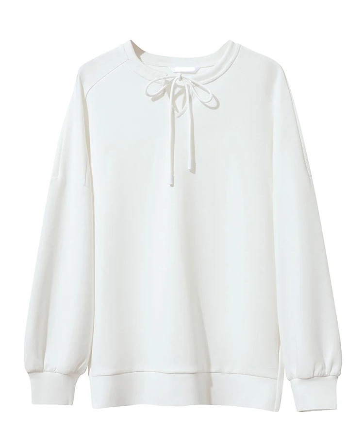 Casual Cotton Loose-Fitting Long-Sleeved Sweatshirt